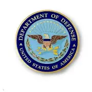 DOD DEPARTMENT OF DEFENSE 3" ADHESIVE MEDALLION CHALLENGE COIN