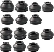 14 Pcs Tie rod end boot Universal multipack Rubber Ball Joint Boot Dust Covers Caps Vehicle Control Arms Tie Rods Linkages Ends Kit Car Suspension Steering Guard Protector Car accessories