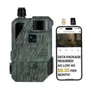 Zleo Cellular Game Trail Camera Solar, Outdoor Wildlife Motion Camera with 0....