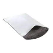 250 - #00 - 5x10" Bubble Lined Self-Seal Poly Mailer - White