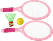 Abaodam Boys and Girls Badminton Set: Tennis Racket Shuttlecocks Balls for Play Physical Development