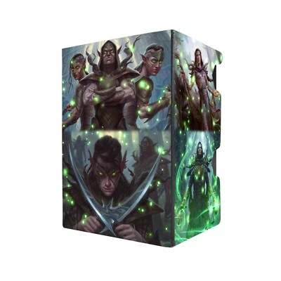 Llanowar Elves Deck Box - Holds 100 Double Sleeved Cards & Dice Tray