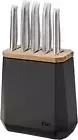 Furi Stone Knife Block Set Midnight 6 Piece