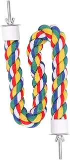 Ipetboom Parrot Rope Ladder Parrot Climbing Perch Cotton Toy Bird Exercise Home Shop