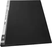 COMPUKAS Presentation Book with Clear Plastic Sleeves Versatile File Folder for Art Projects Reports Menus and More for Home School and Office Use