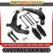 10x Front Control Arm &Ball Joint & Sway Bar Link & Tie Rod End for Nissan Quest (for: Nissan)