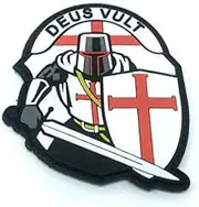 [Patch Nation] Crusader 'Deus Vult' Knights Templar PVC Morale Patch
