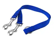 Blue Double Dog Leash Connector Pet Supplies Leads & Head Collars