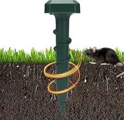 Mole Repellents Solar Powered | Waterproof Solar Mole Repellents Ultrasonic | Waterproof Animal Control Rodents Spikes Gopher Repeller for Garden, Lawn & Farms