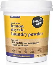 Simply Clean Australian Lemon Myrtle Laundry Powder 1kg