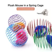 Cat Toy Balls Funny Stretchable Rolling Kitten Interactive Caged Rats Springs