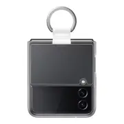 Samsung Galaxy Z Flip4 Clear Cover with Ring - Transparent