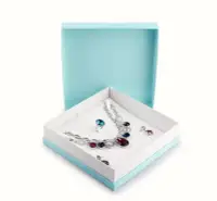 在飛比找Yahoo奇摩拍賣-7-11運費0元優惠優惠-FX 蒂芬妮藍戒指耳環項鍊飾品珠寶禮物盒套裝 情人節禮物盒 