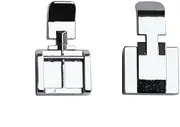 2PCS Zipper Foot, Clip On Zip, Sewing Machine Presser Foot, 5mm to 20mm Adjustable Bias Binder Foot, Universal Ruler Foot for Low Shank Sewing Snap-On Brother, Singer, Janome