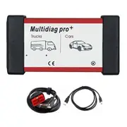 Multidiag Pro TCS Bluetooth OBD2 Scanner V2021.11 Multidiag PRO Relay Car Truck Diagnostic Tool Black Red