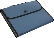 KICHOUSE 13 Compartment A4 File Folder Multi-Layer Document Bag Office Paper Organizer Portable Document Storage Box