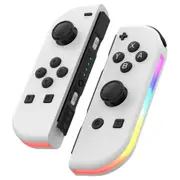 Wireless Controllers Pair Game Pad Joystick For Switch/Switch Lite/Switch OLED-White