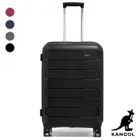 在飛比找博客來優惠-KANGOL - 英國袋鼠24吋輕量耐磨可加大PP行李箱 -