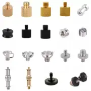 1/4" To 3/8"Screws Converter, Tripod Clamp Quick Release Plate Screw Converter