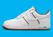 Nike Air Force 1 '07 LX Low White Light British Tan Photo Blue FN5757-100 sz 13