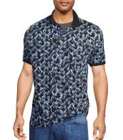 Robert Graham Men’s Polo Shirt Altman Classic Fit Short Sleeve Black Size L NEW