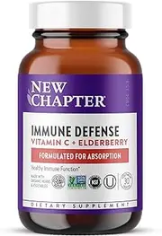 New Chapter Immune Defense: Vitamin C + Elderberry - 30 Count