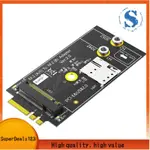 【SUPERDEALS123】M.2 KEY B 轉 A+E 適配器,帶 NANO SIM 卡槽,適用於 3G/4G/5