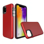 For iPhone 11 Pro Max Case, Shockproof Protective Strong Cover Red