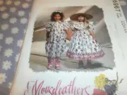 McCALL'S 6967 GIRLS DRESS & JUMPSUIT WITH VARIATIONS PATTERN-UNCUT-SIZES-2-3-4