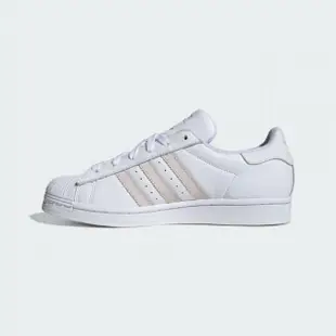 【adidas 愛迪達】休閒鞋 女鞋 運動鞋 三葉草 SUPERSTAR W 白粉 IE3001(8622)