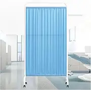 6ft Tall Privacy Screens,Folding Standing Door Partition,Single Panels Temporary Fence Room Seperating Divider for Ward Lobby Office Beauty Salon(Color 3,5-Panel)