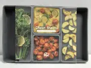 New, Set of 4, Silicon PREPD Cheat Sheet Non-Stick Pan Dividers
