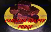 Carolina Reaper Fudge! World's Hottest Fudge.Absolutely delicious and inferno!