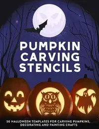 在飛比找誠品線上優惠-Pumpkin Carving Stencils: 50 H