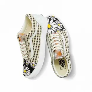 VANS OLD SKOOL 腰果花 小雛菊 拼接 格紋 帆布 低幫休閒滑板鞋VN0A7Q2J420男女鞋