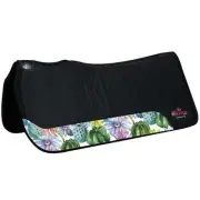 60HS 100% Wool Felt Hilason Western Horse Saddle Pad Seamless Cactus