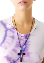 [Suzywan Deluxe] Get Outta My Space Cross Necklace