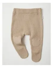 [Sprout] Newborn Leggings in Brown
