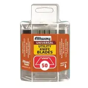 ALLWAY TOOLS DSP50 3 Notch Knife Blades (Pack of 5)