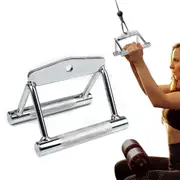 V-Grip Lat Pulldown Bar with Non-Slip Rubber Handle Cable Machine Attachment