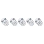 5 x Potentiometer Control Knob Knurled Shaft Hole Volume Rotary Switch Knobs 6mm