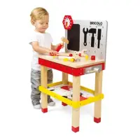 在飛比找momo購物網優惠-【Janod】小木匠創意玩-站式工作台(J06492)
