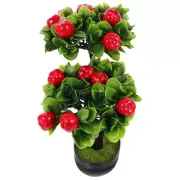 Simulation Fruit Tree Potted Plant Bonsai Desktop Fruit Tree Office Table