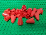 ** 25 CT LOT ** Lego NEW red 2 x 2 x 2 round "cone" pieces Lot of 25