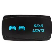 Polaris RANGER RZR XP1000 BLUE Rocker Switch REAR LIGHTS Horizontal UTV