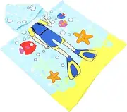 Totority Cute Boys and Girls Bath Towel Cape Hood Bathrobe for Children Beach Poncho