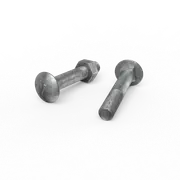 ZENITH M10 x 60mm Hot Dip Galvanised Cup Head Bolts & Nuts