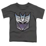 Transformers Toddler T-Shirt Blue and Purple Decepticon Charcoal Tee