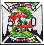 Chicago Fire Department, Illinois Engine 50 Union Station Patch V2