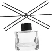 Cabilock Elegant Glass Perfume Bottle Essential Oil Diffuser Aromatherapy Car Fragrance Diffuser Set